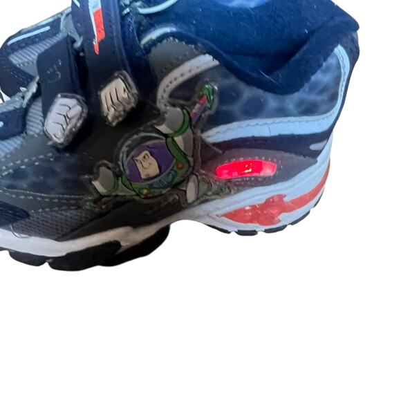 Vintage Y2K  Disney Pixar Toy Story Buzz Lightyear LIGHT UP Sneaker Shoes sz 6.5 - Picture 4 of 12